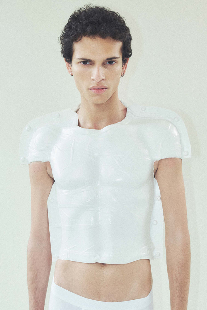 White Molded Polystyrol T-shirt Armour