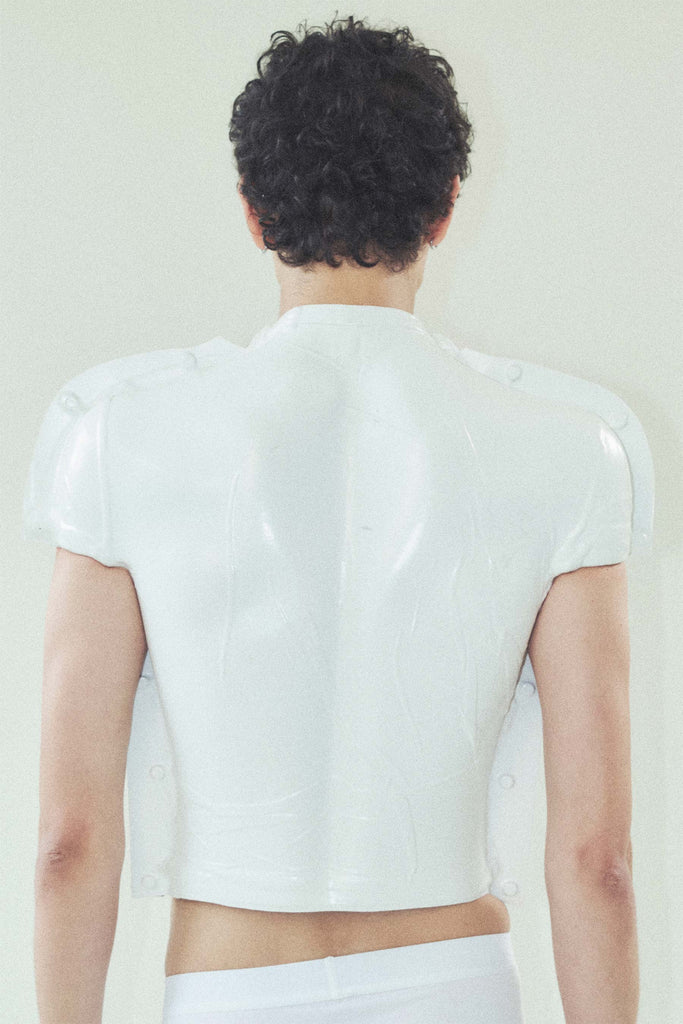 White Molded Polystyrol T-shirt Armour