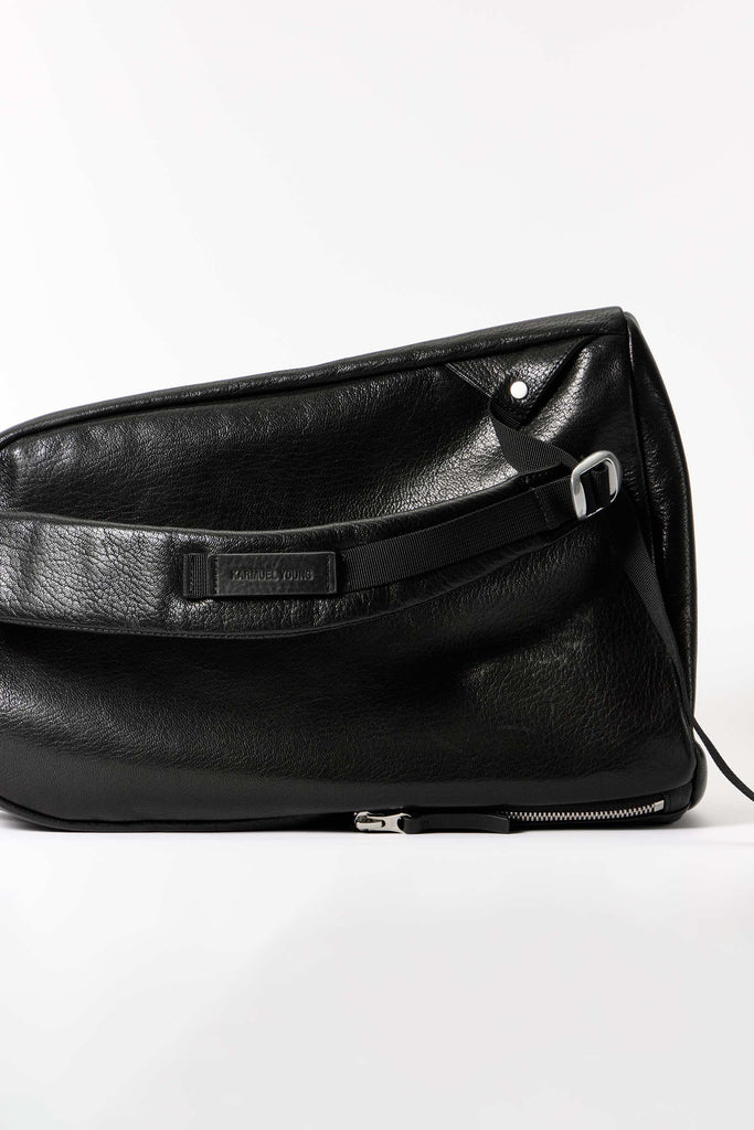 Black Transform Lamb Leather Bodypack