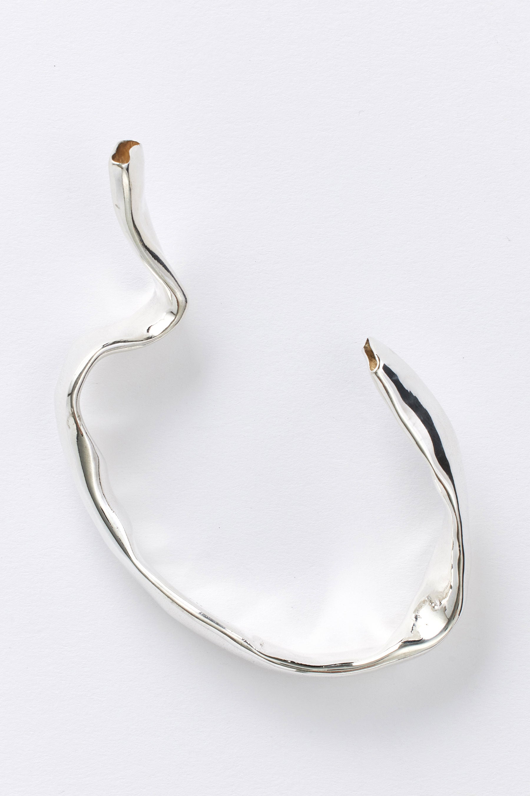 Silver Hammer-crafted Bangle