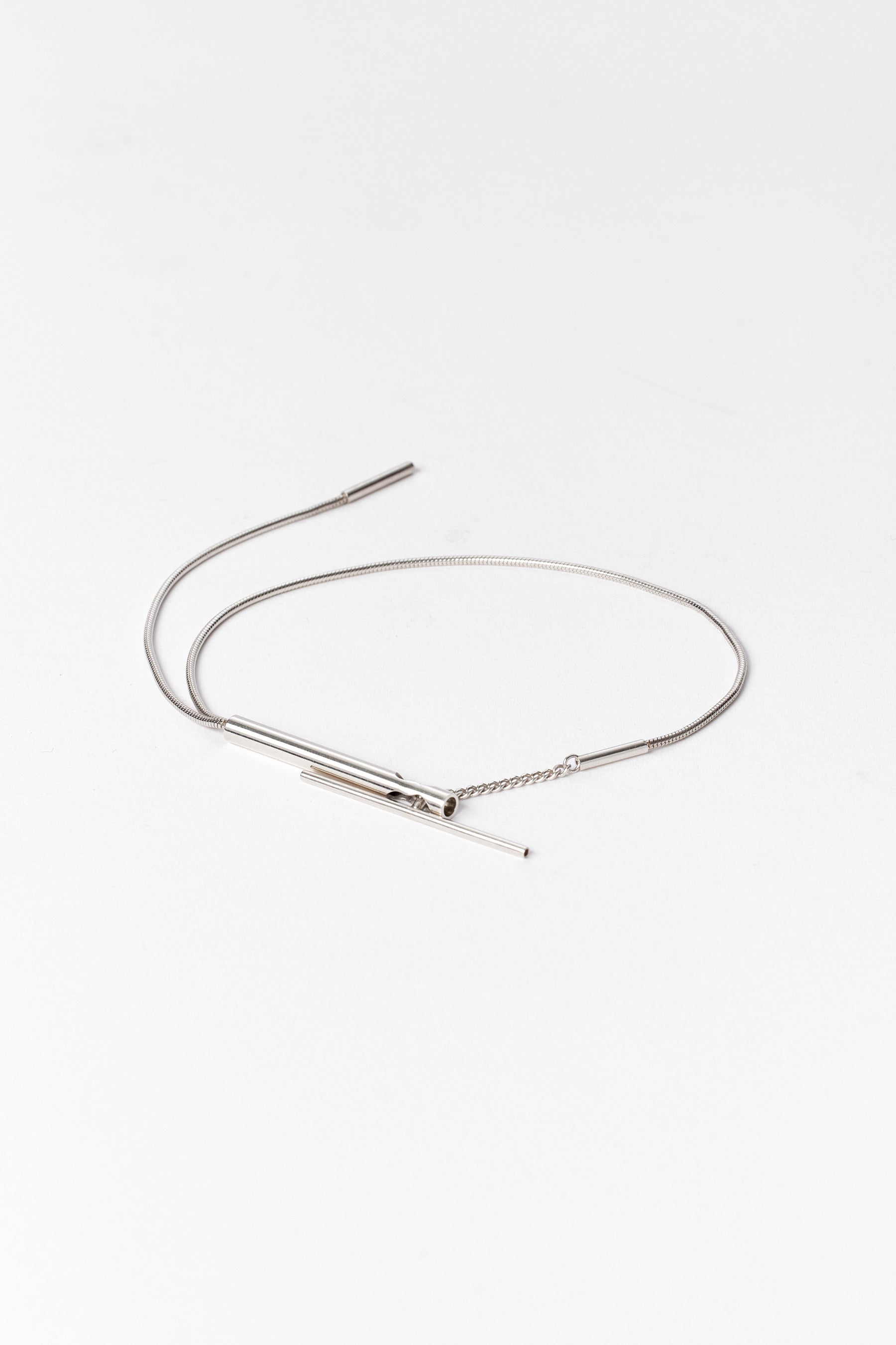 Silver Pendant Snake Bracelet