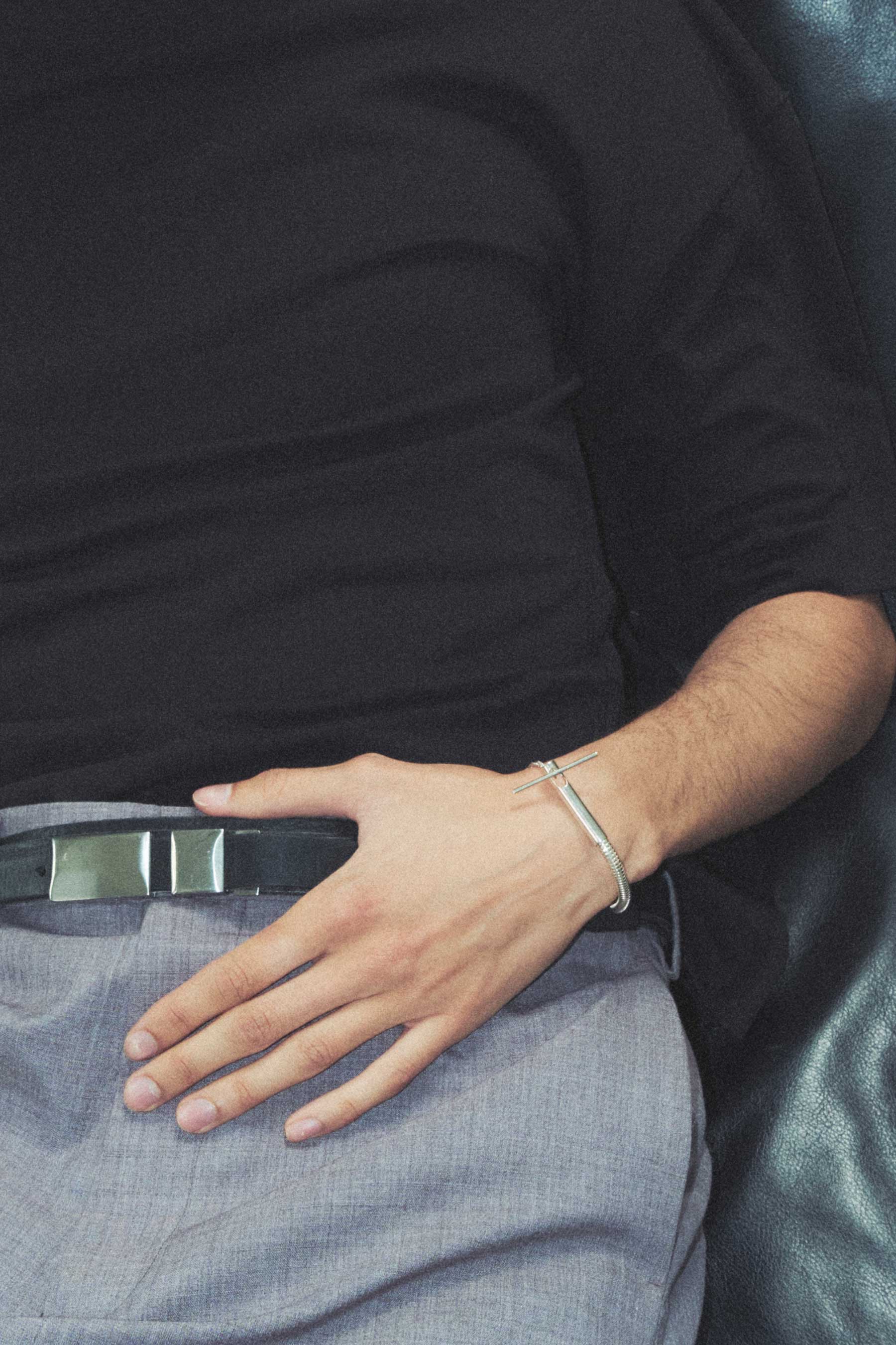 Silver Snake Bracelet