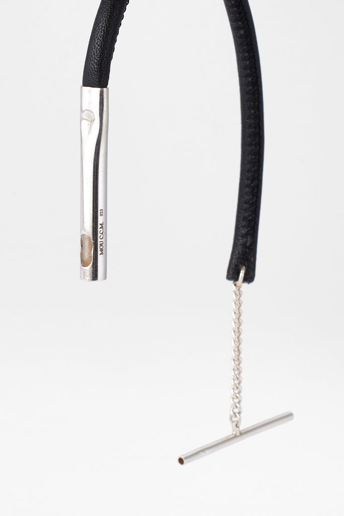 Black Leather Bracelet