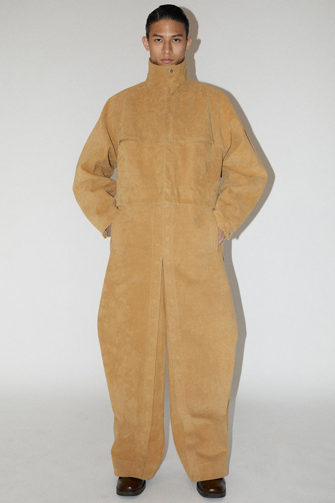 Beige INNOVERA™ Suede 4-in-1 Jumpsuit