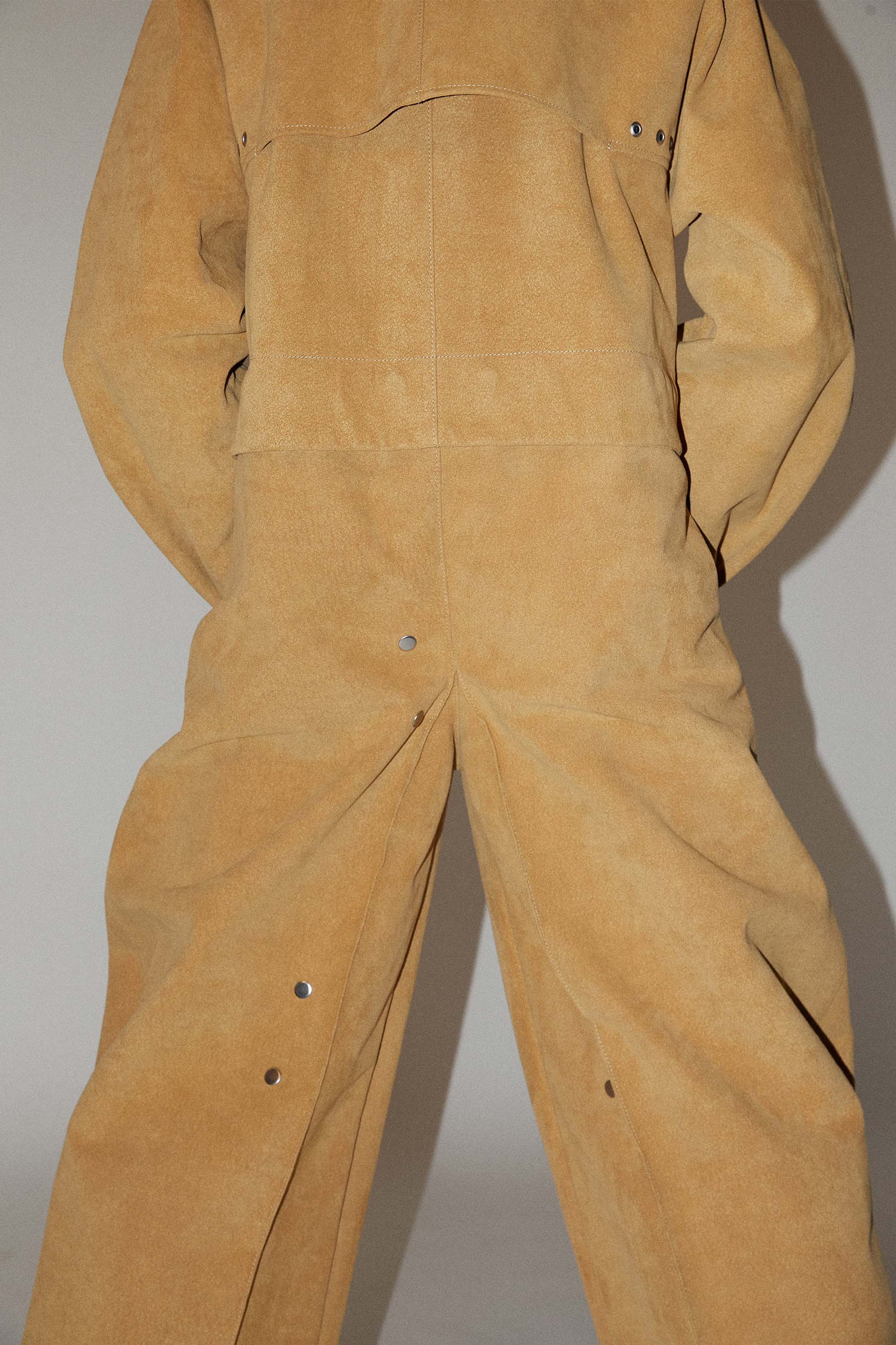 Beige INNOVERA™ Suede 4-in-1 Jumpsuit