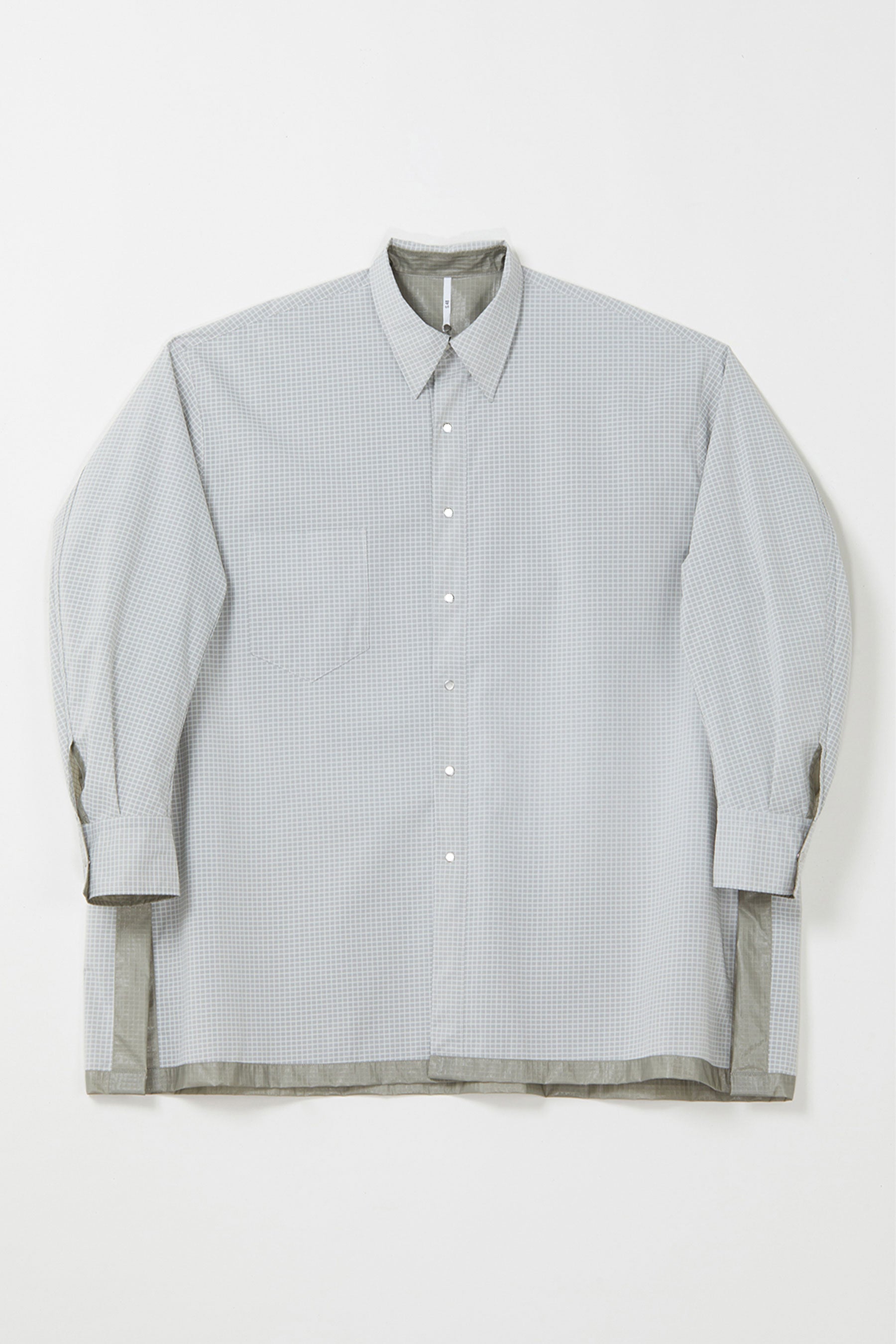 Grey Reversible Strong Arm Overshirt Coat