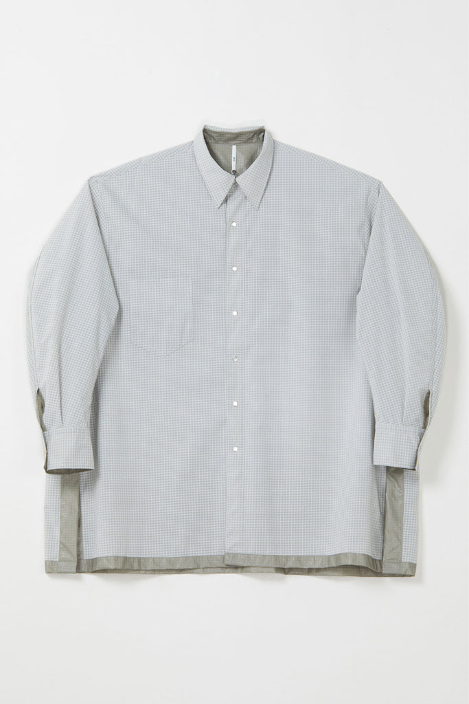 Grey Reversible Strong Arm Overshirt Coat