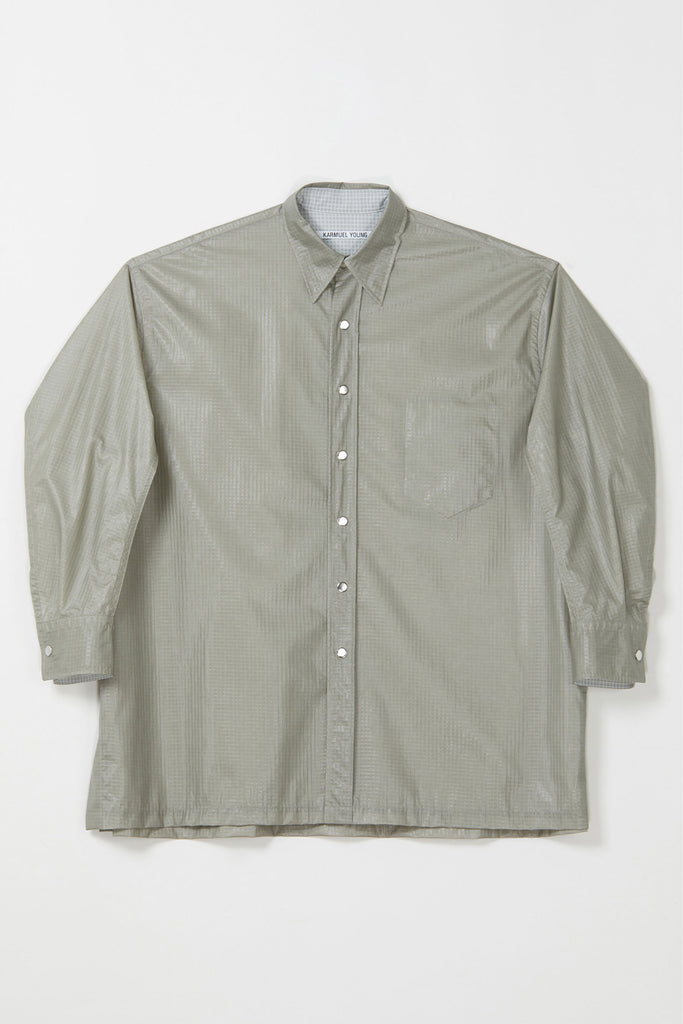 Grey Reversible Strong Arm Overshirt Coat