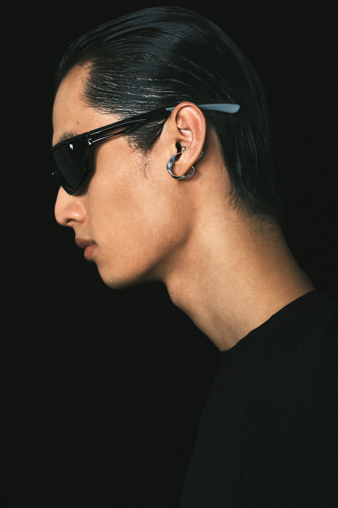 Silver Topaz Ear Cuff