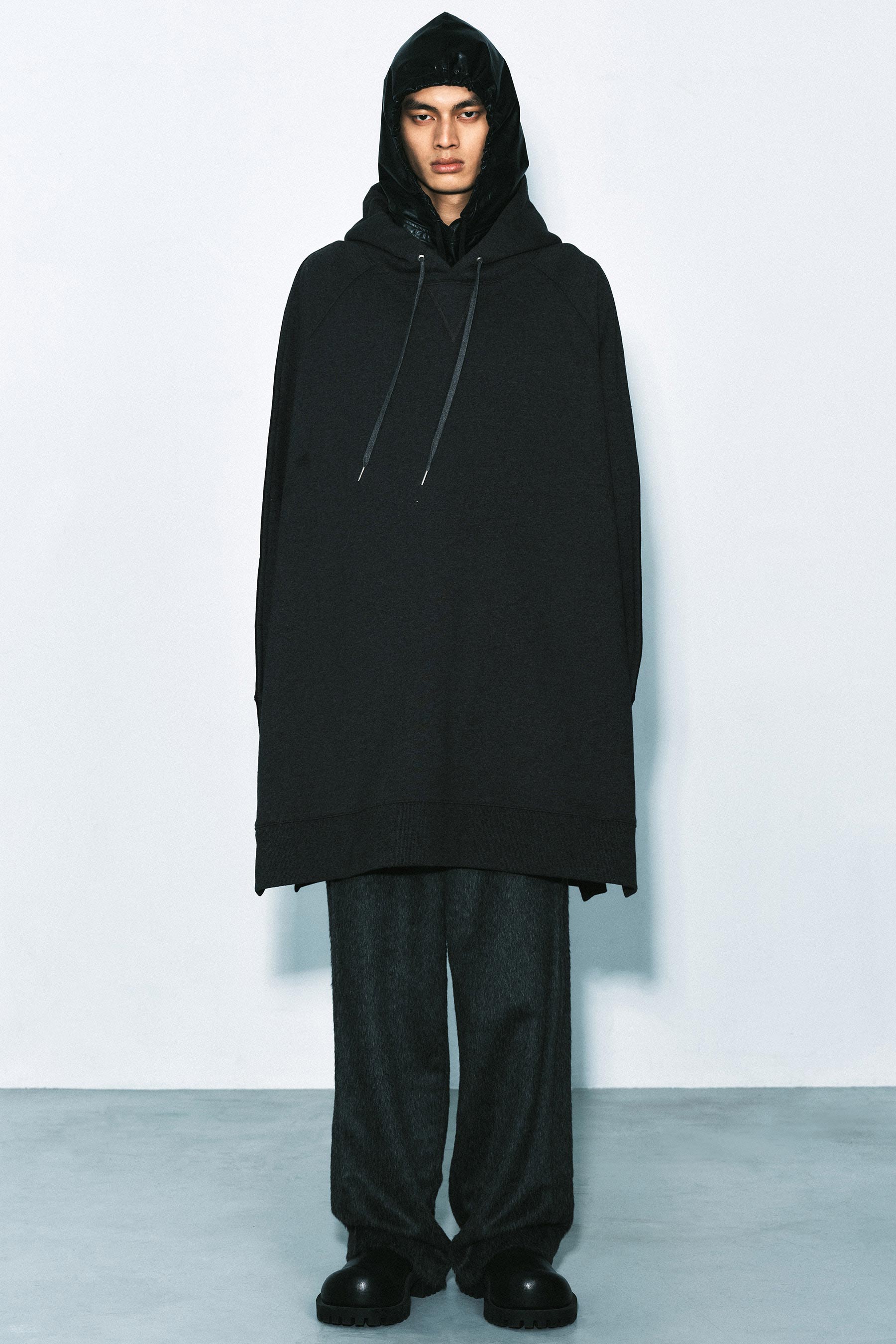 Dark Grey Giant XY-plane Hoodie