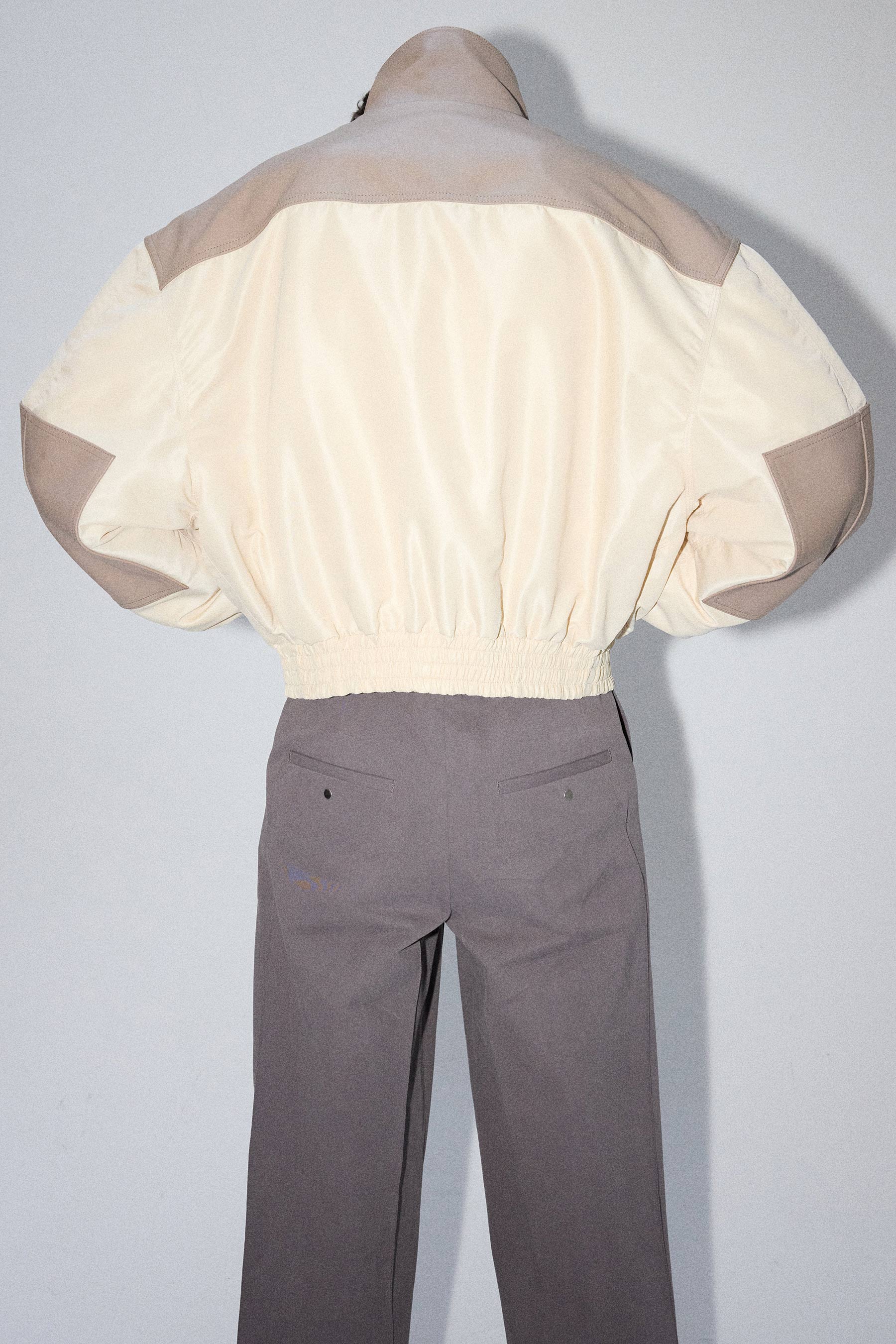 Beige Bulk Oversized Jacket
