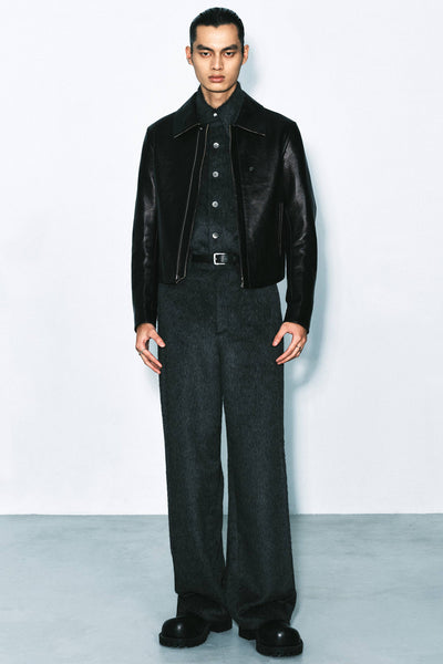 NULLUS 25AW g.o.a.t レザージャケット　2 Brown 2-way Pocket Goat Leather Jacket – KARMUEL YOUNG