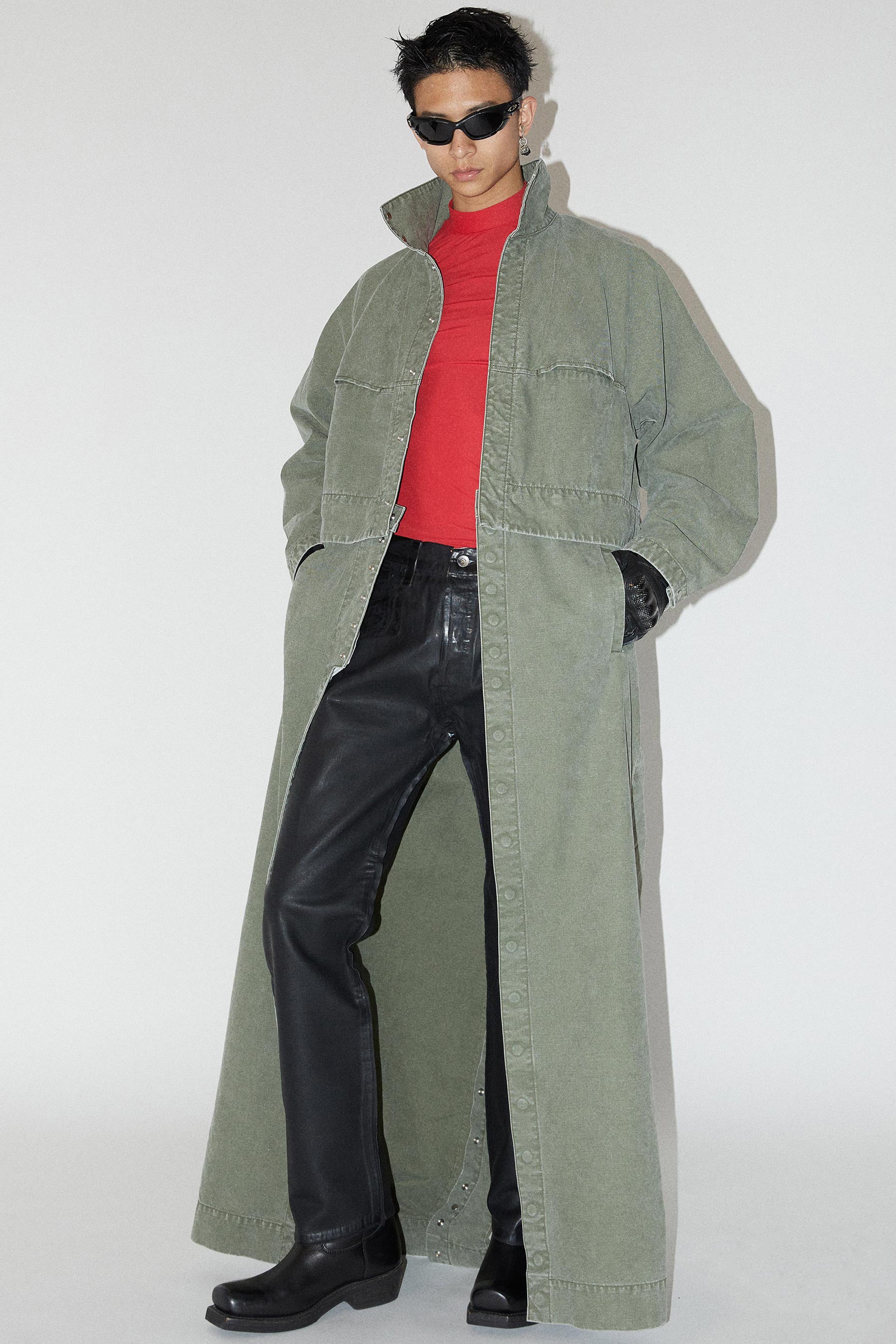 Khaki Cotton Canvas 4-in-1 Jumpsuit