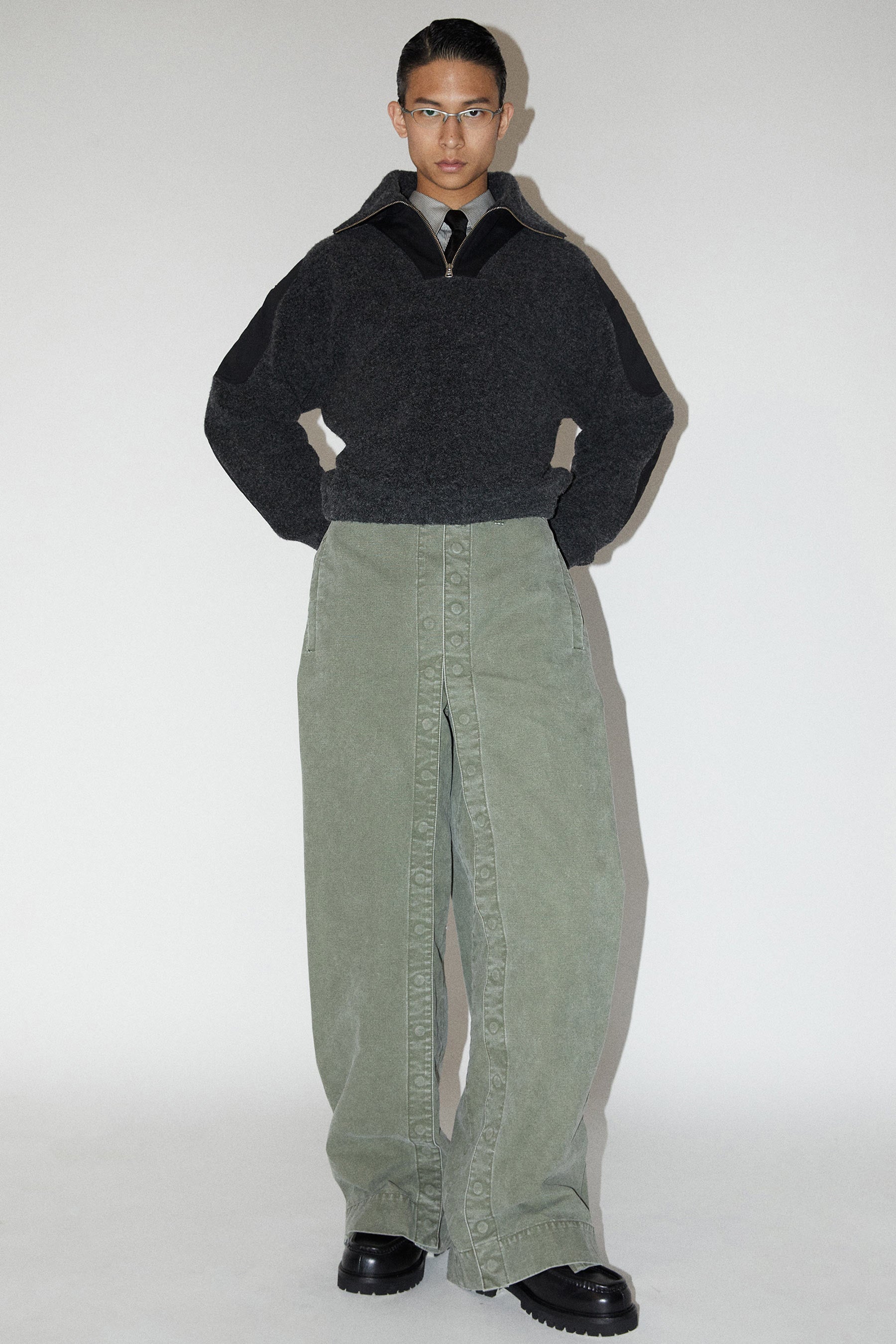 Khaki Cotton Canvas 4-in-1 Jumpsuit