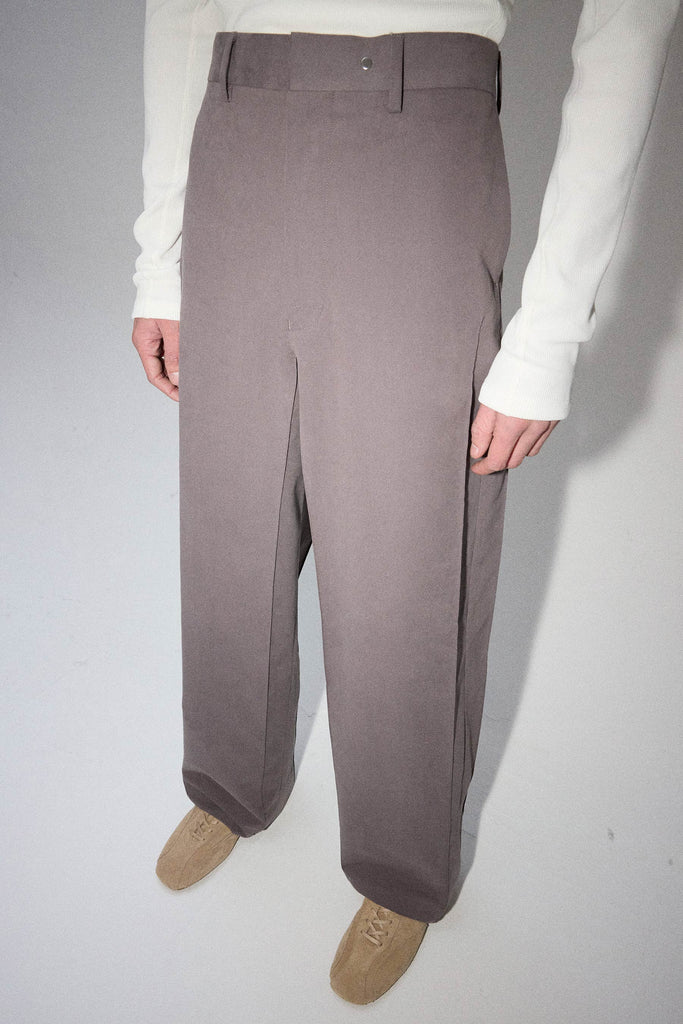 Mauve Cuboid Wide Pants