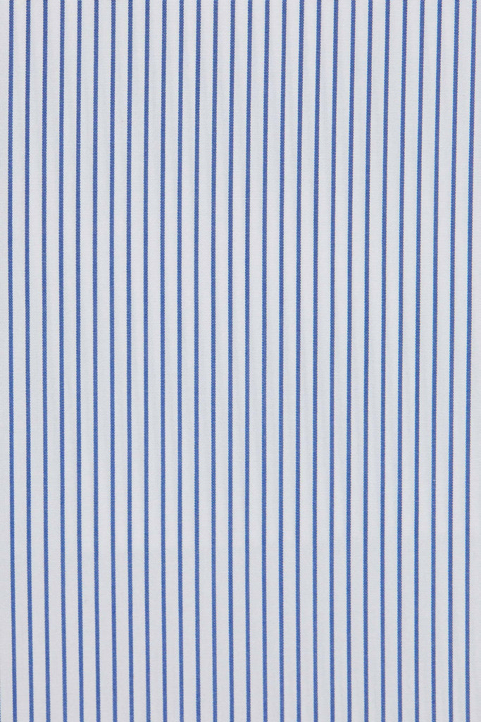 Blue Stripe Square Shirt On Shirt