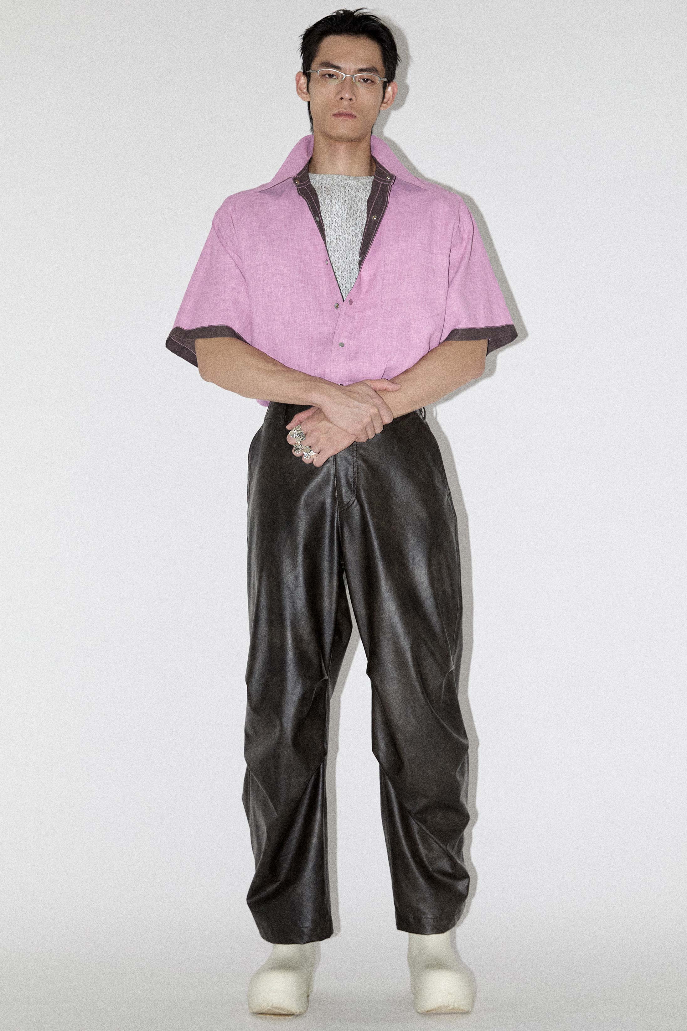 Pink Square Reversible Shirt