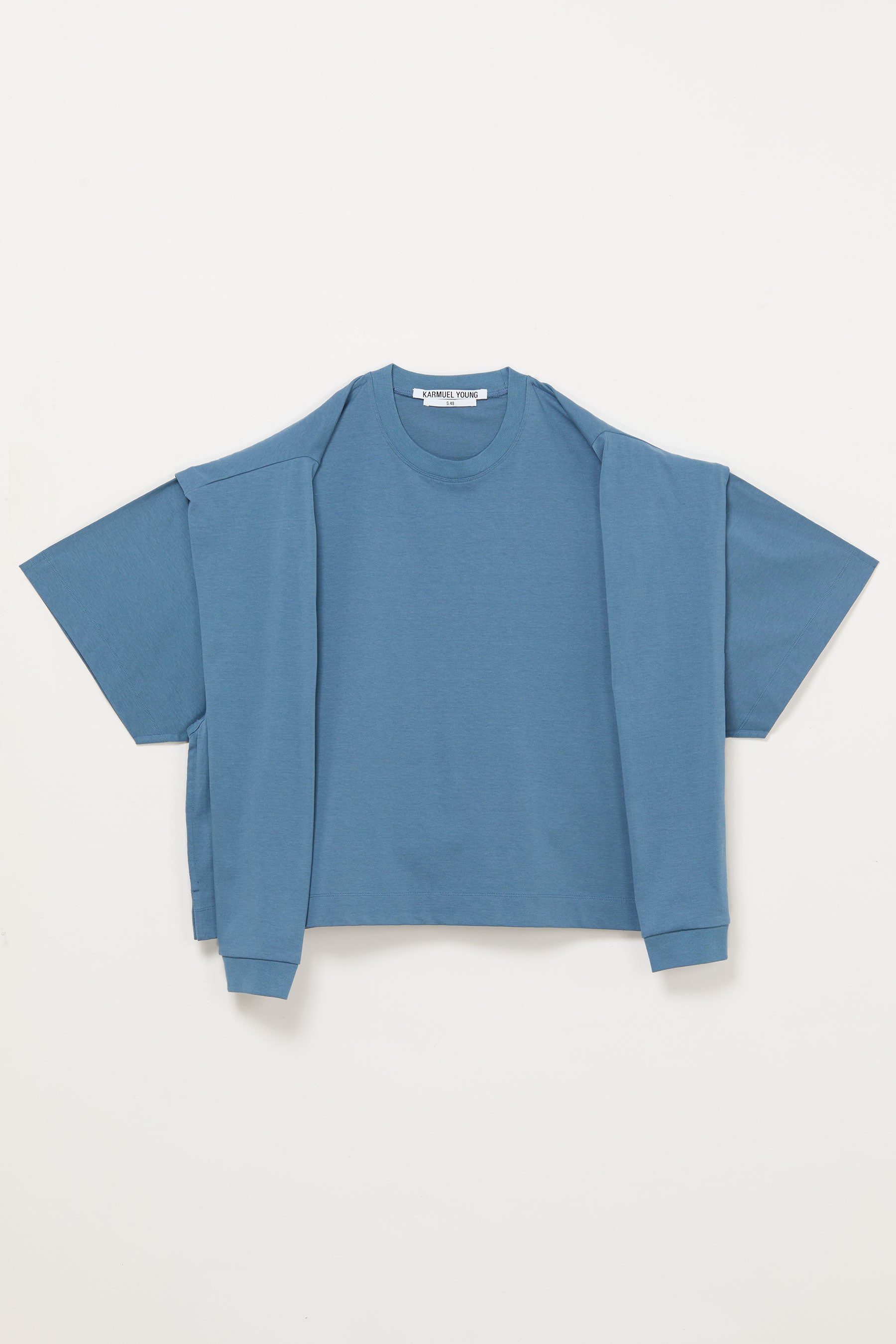 Blue Square XY-plane T-shirt On T-shirt