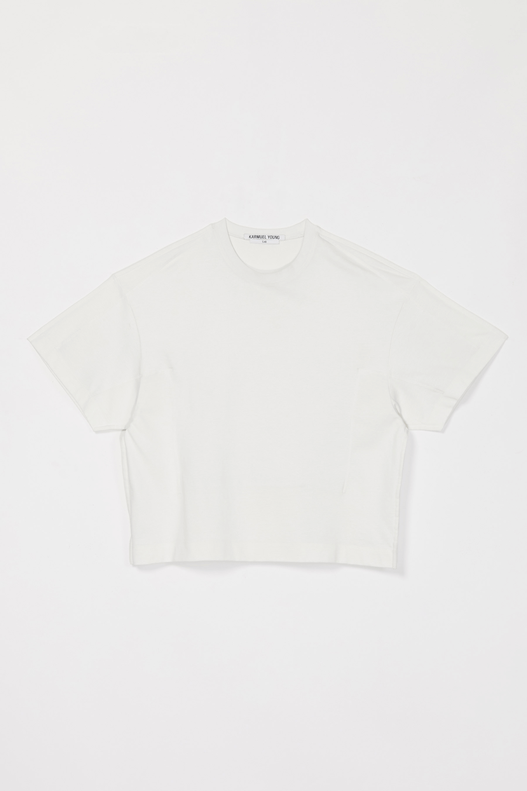 White Vacuum Bold XY-plane T-shirt