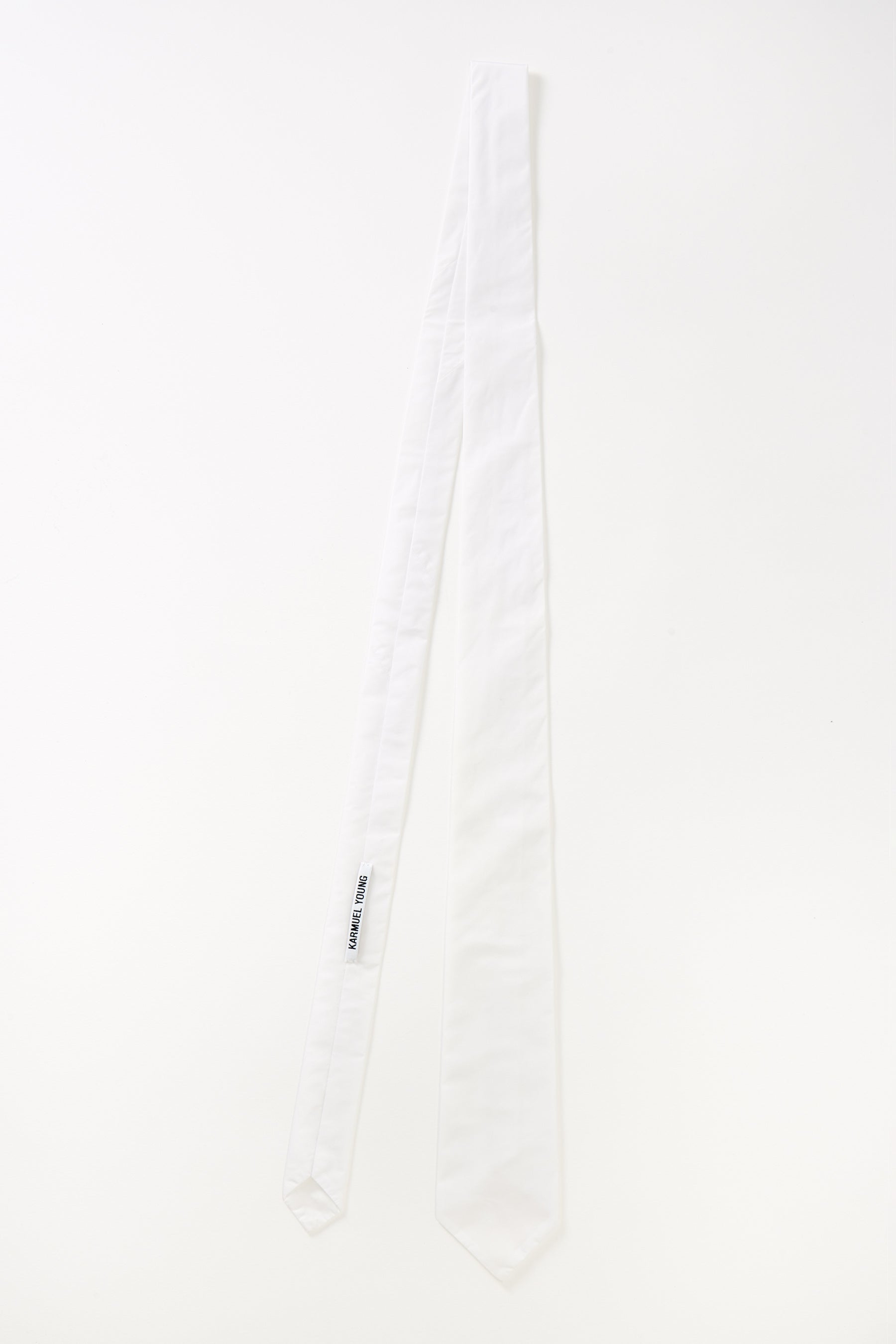White Polyamide Tie