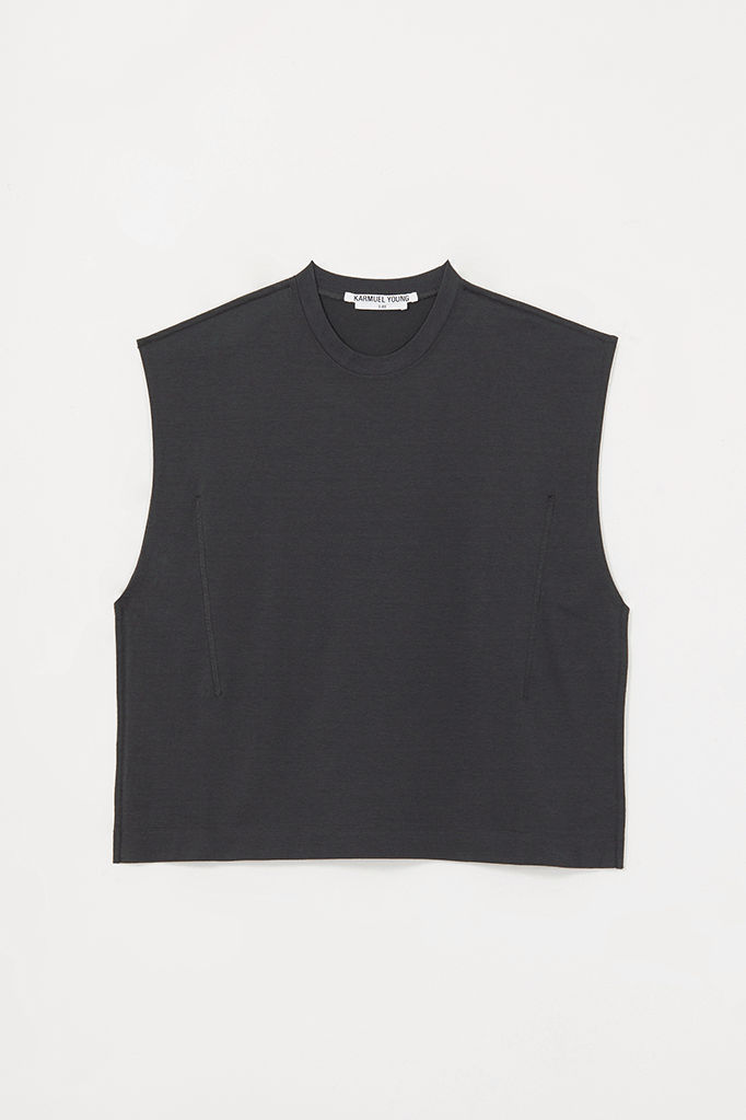 Dark Grey Square Vacuum Tank Top