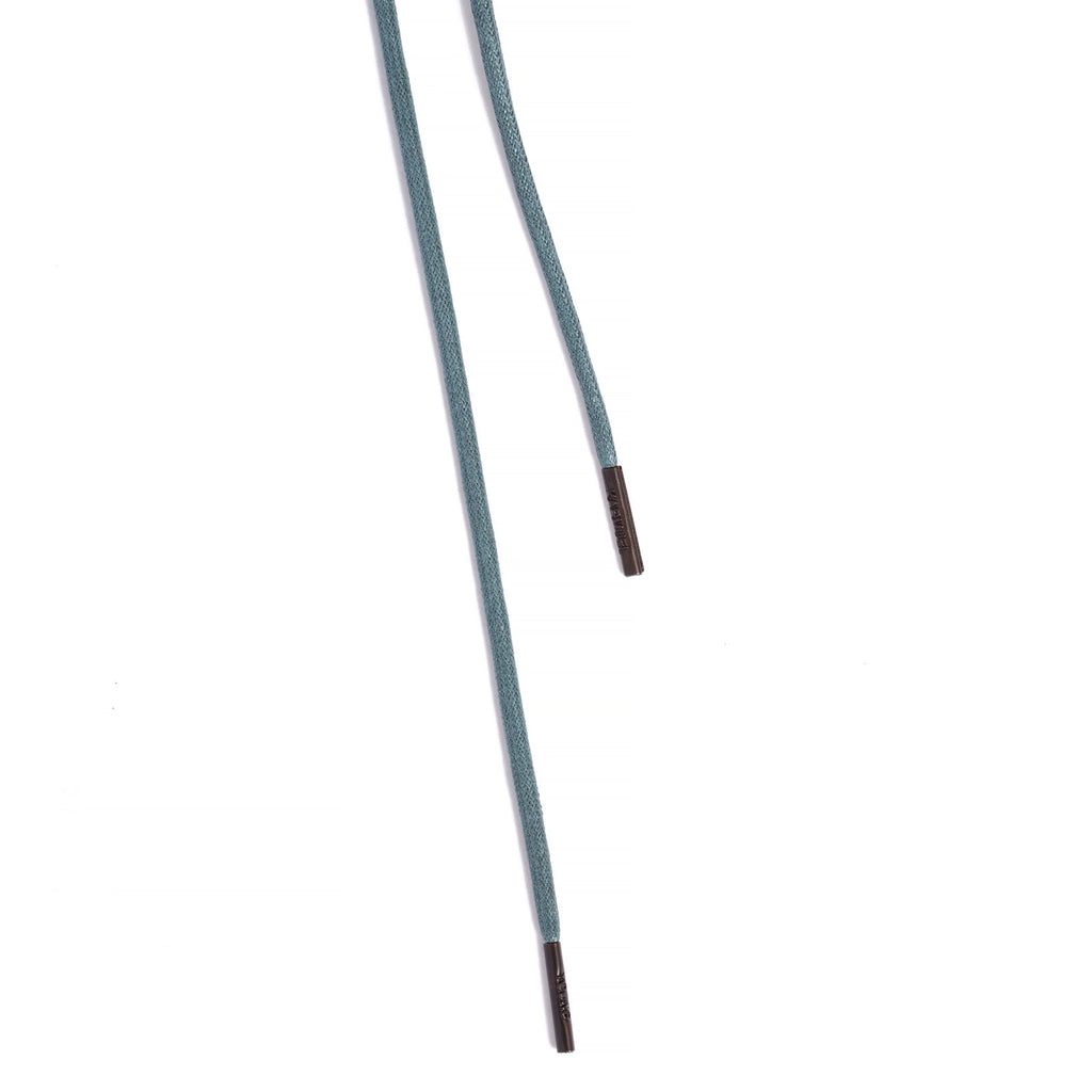 SL-690 <br/>Waxed Shoelaces in 690mm<br/>Green Plain Tubular Cord