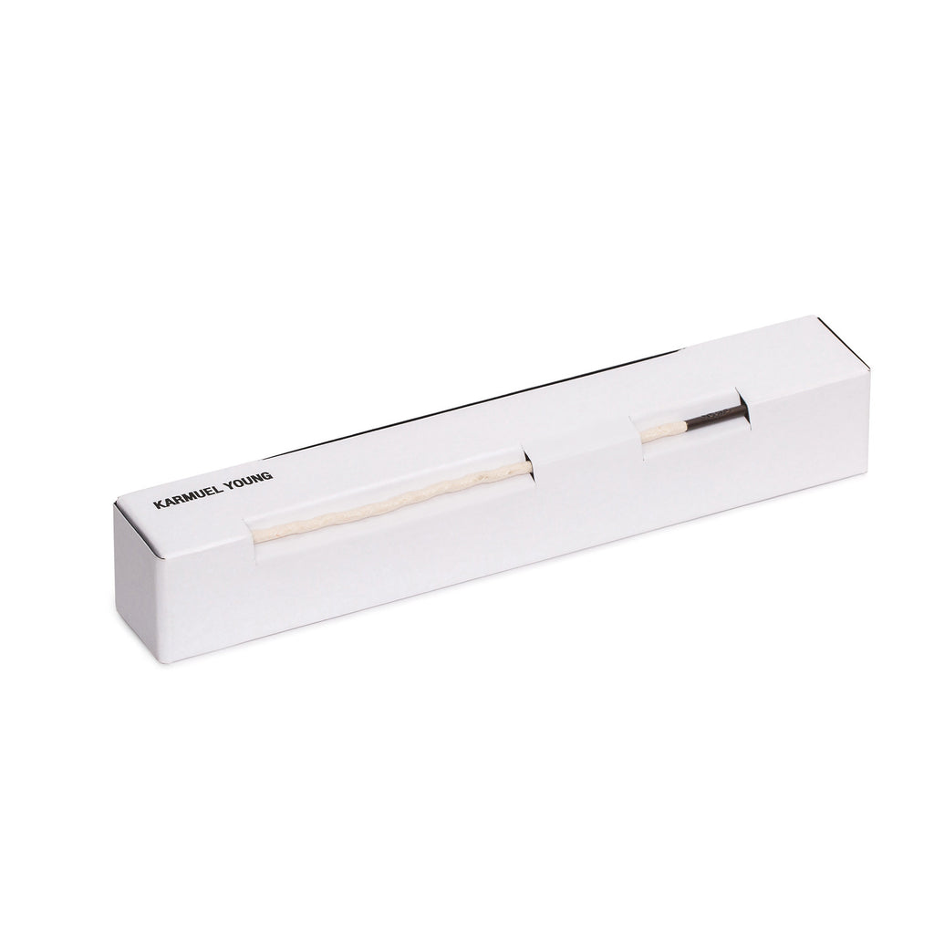 SL-690<br/>Waxed Shoelaces in 690mm<br/>White Textured Tubular Cord