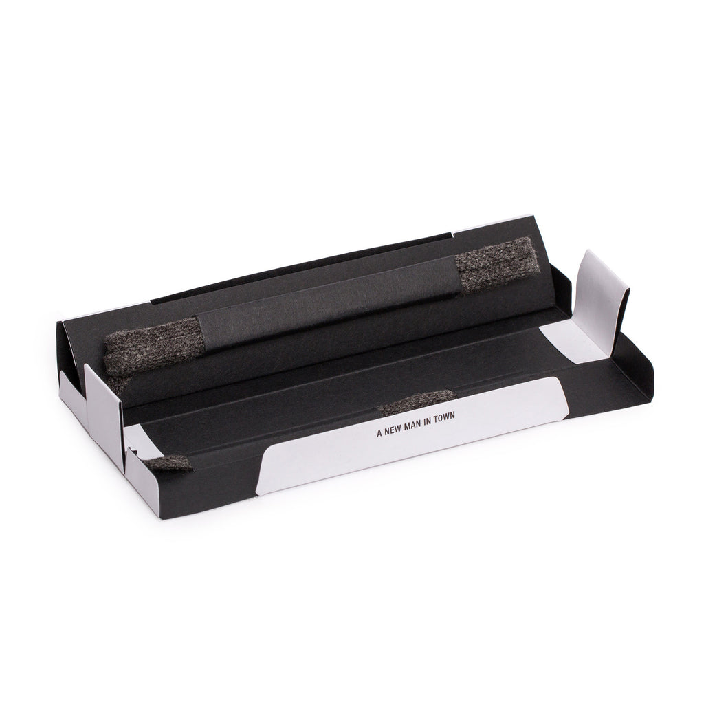 SL-810 <br>Waxed Shoelaces in 810mm<br>Mélange Grey Acrylic Linen Flat Cord