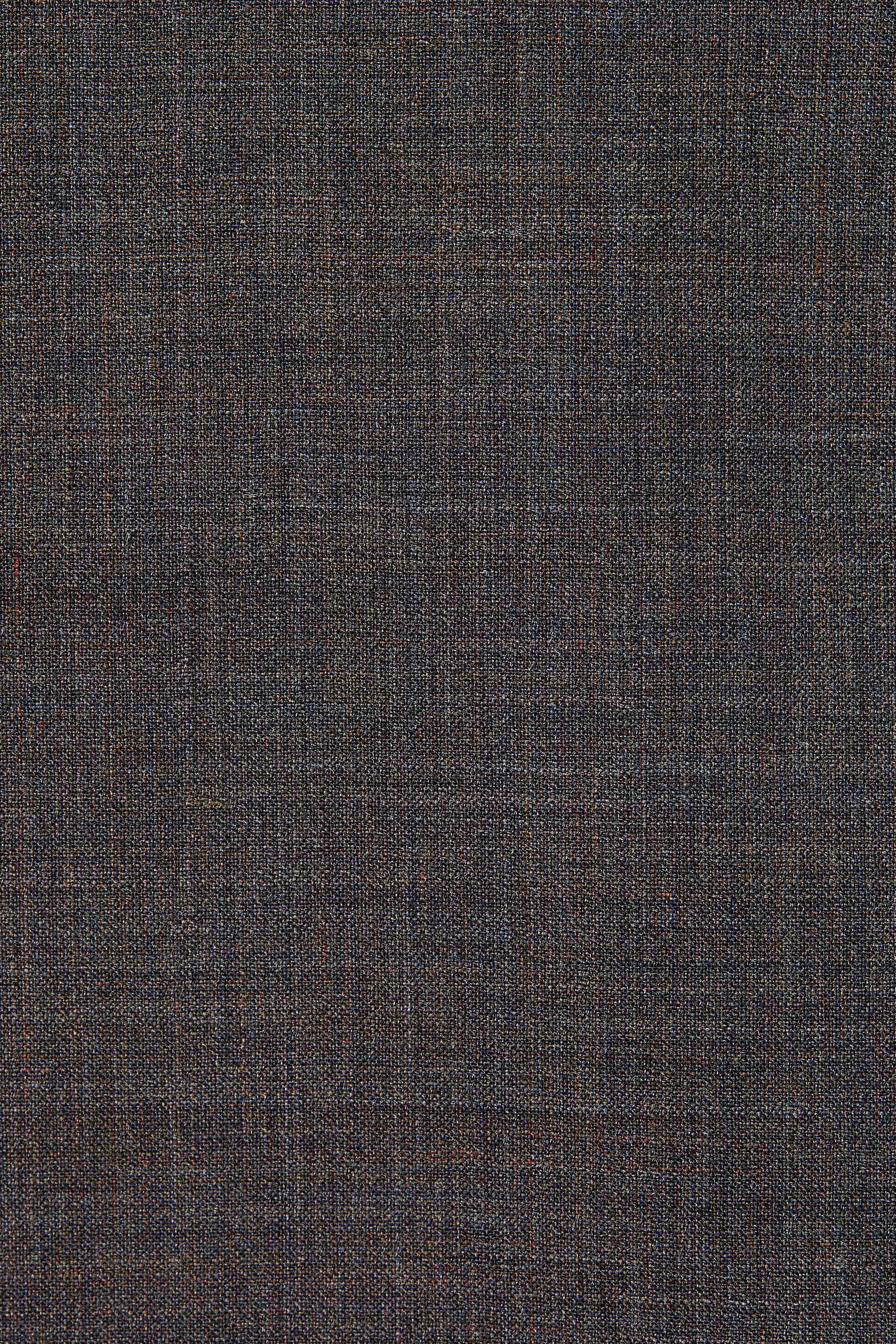 Heather Grey Woollen Mohair Cuboid Tailored Pants