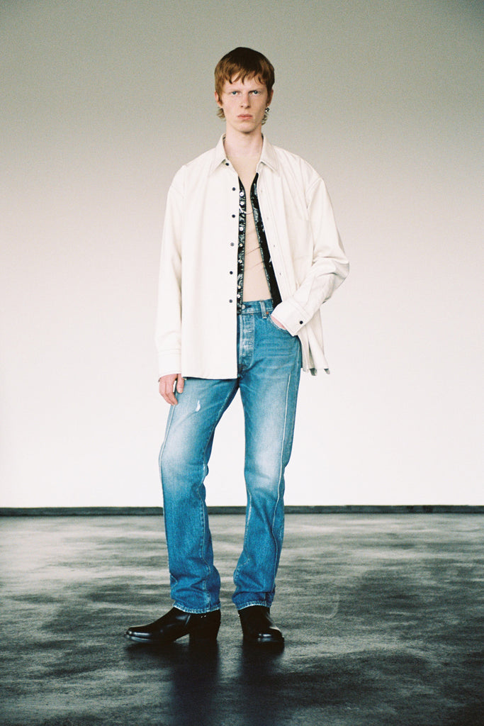 RE-edited Blue Washed Cuboid Levi's 501 jeans