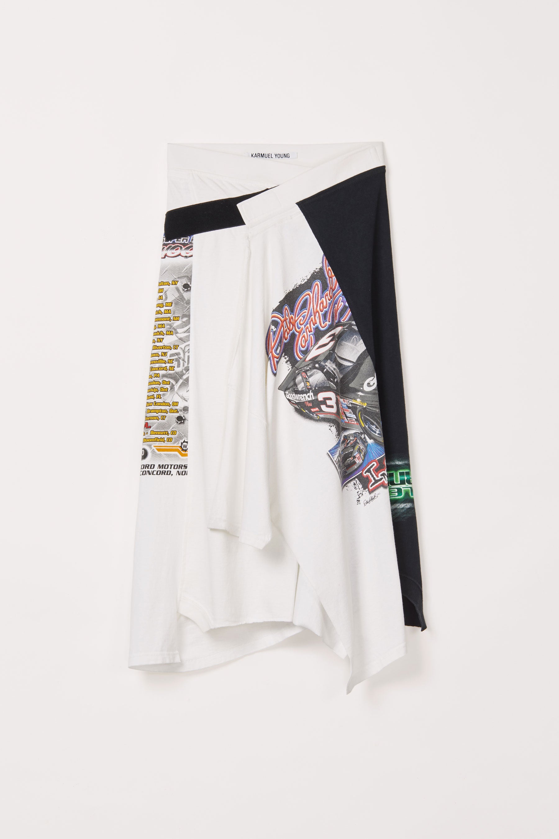 RE-edited Racing Printed Full Hide Collage Skirts