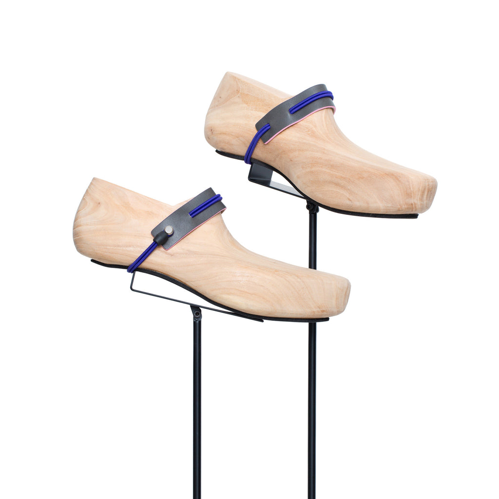 SC-25<br>Shoe Cuff in 25mm width<br>Grey Calf Leather