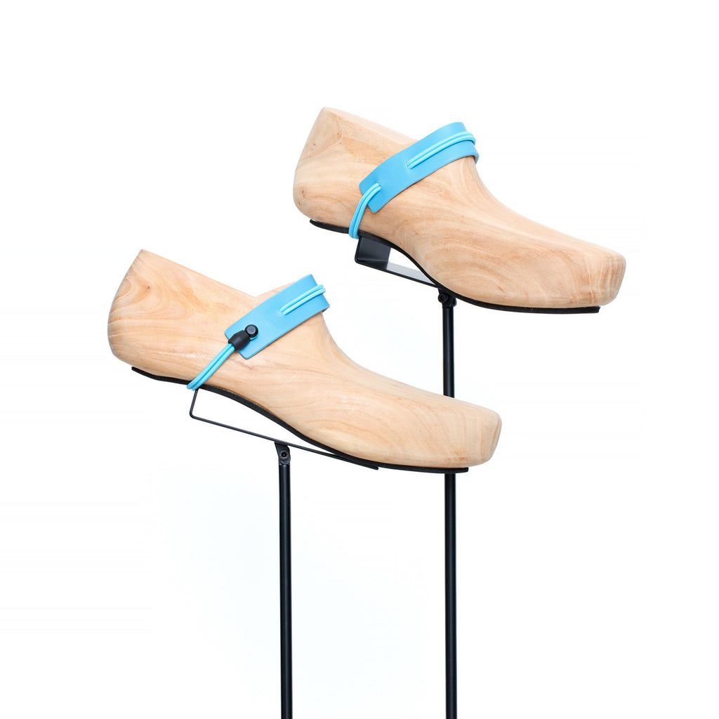 SC-25 <br>Shoe Cuff in 25mm width<br>Light Blue Calf Leather