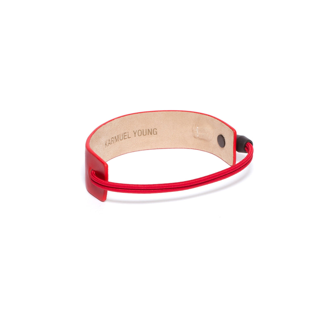 SC-25 <br>Shoe Cuff in 25mm width<br>Red Calf Leather