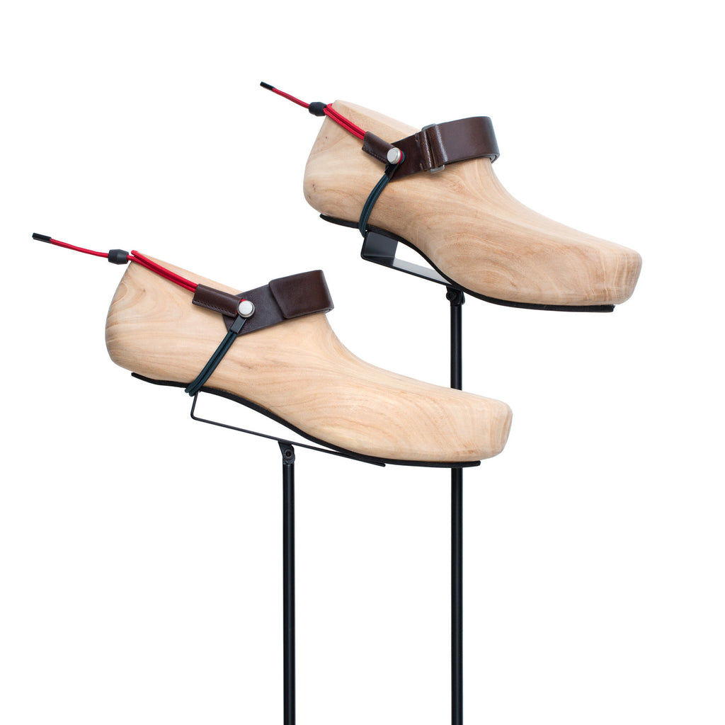 SC-25Y <br> Shoe Cuff in 25mm width with Ankle Strap <br> Brown Calf Leather