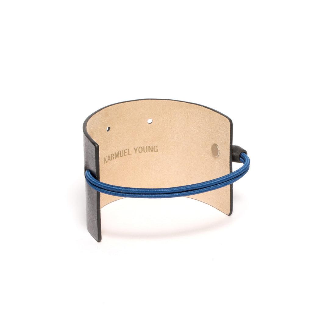 SC-65<br>Shoe Cuff in 65mm width<br>Black Calf Leather
