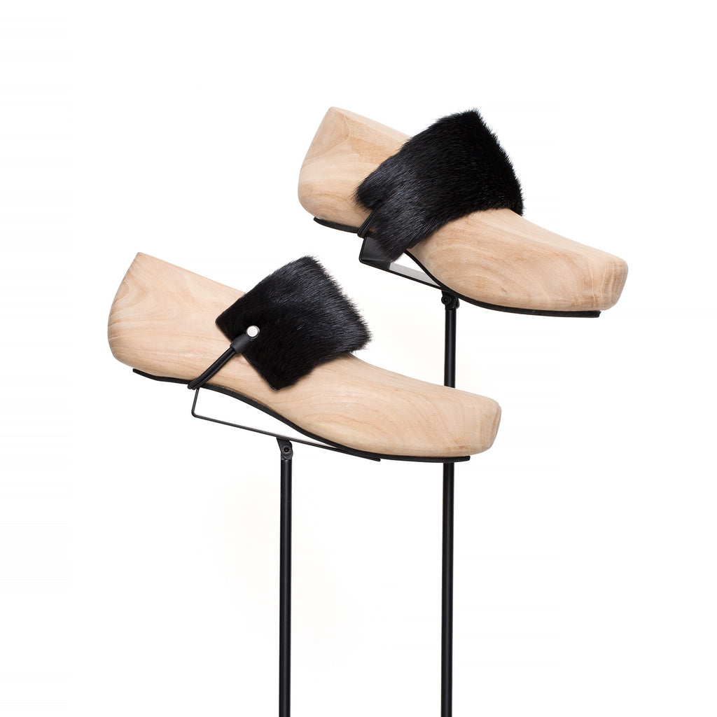 SC-65<br>Shoe Cuff in 65mm width<br>Black Mink Fur