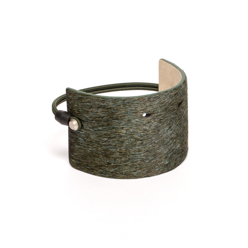 SC-65<br>Shoe Cuff in 65mm width<br>Green Calf Skin