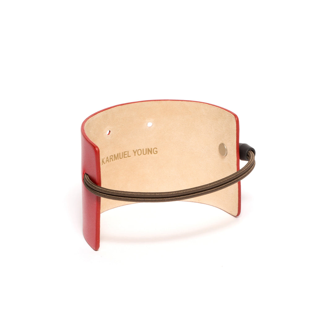 SC-65 <br> Shoe Cuff in 65mm width <br> Red Calf Leather