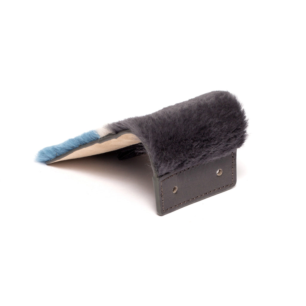 SC-70A<br>Shoe Cover in 70mm width<br>Light Blue Rex Fur