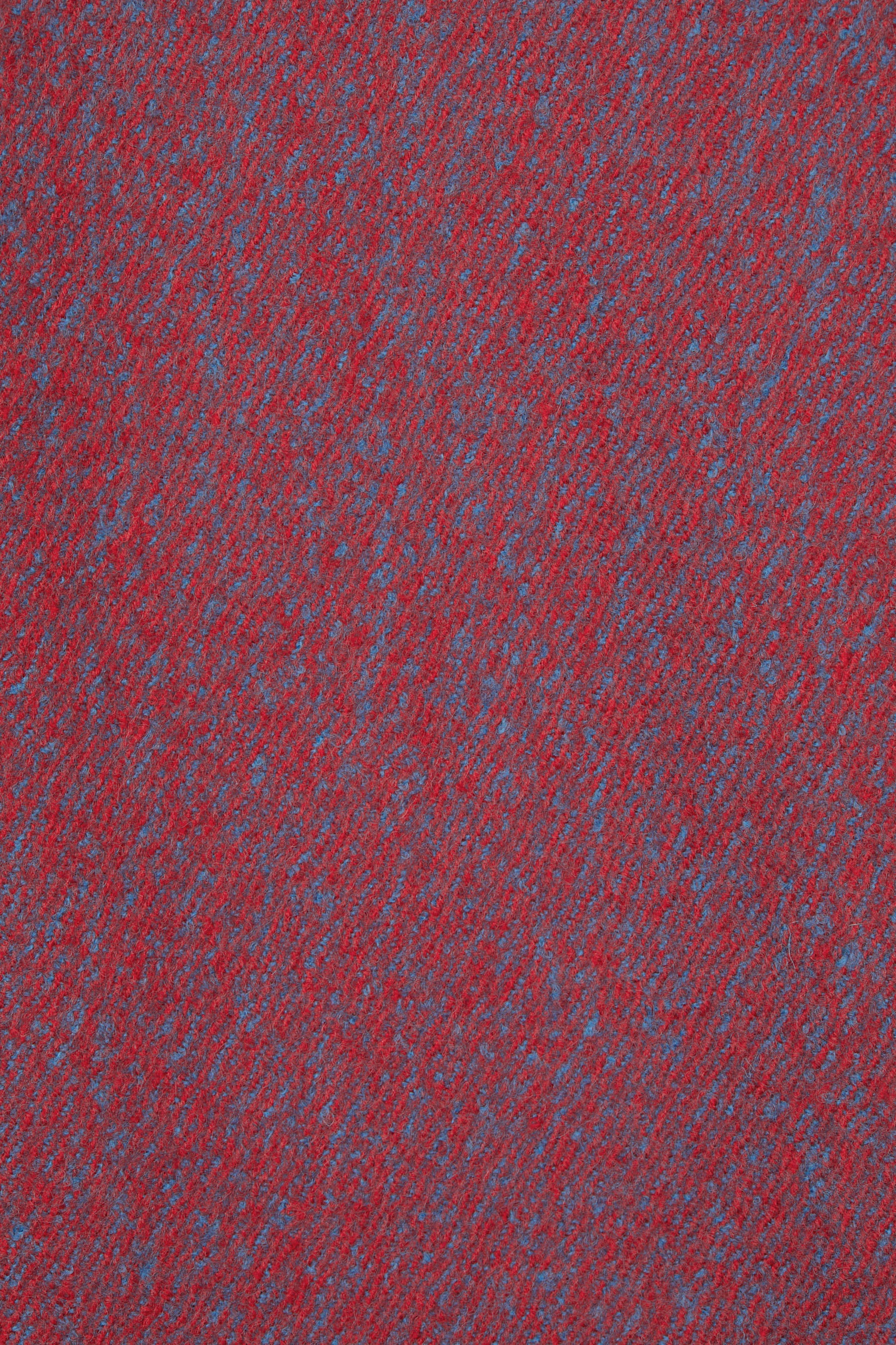 Red Woollen Square Overshirt