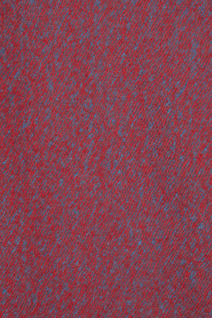 Red Woollen Square Overshirt