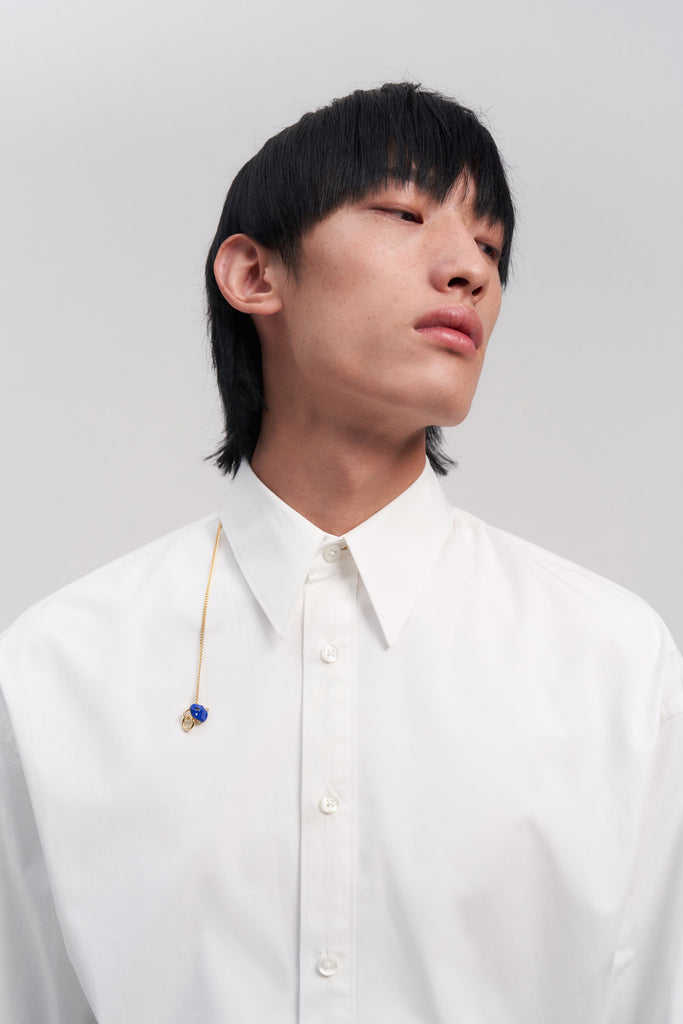 White Trapezium Shirt