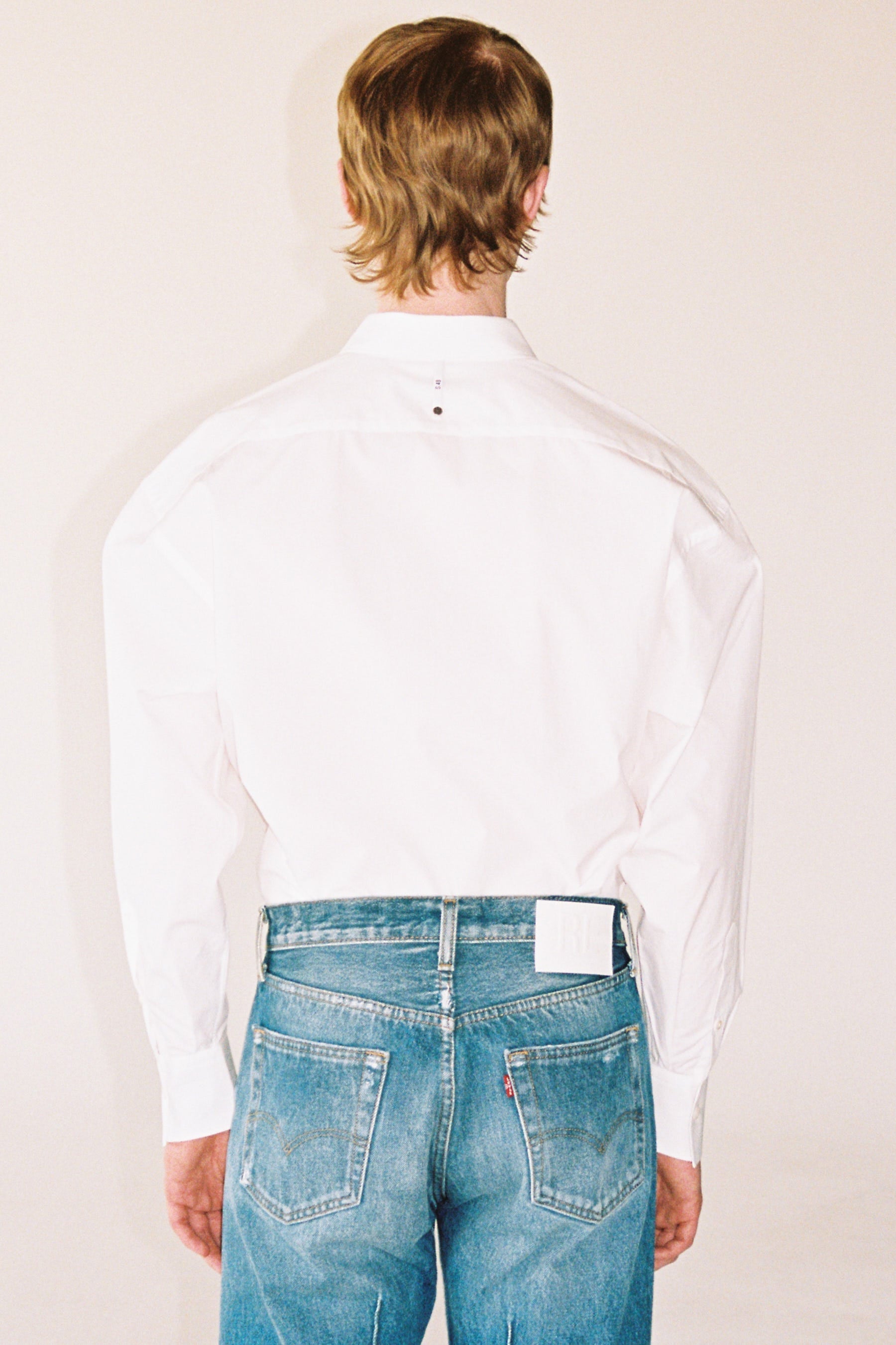 White Trapezium Shirt