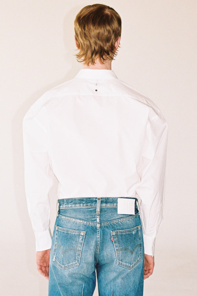 White Trapezium Shirt