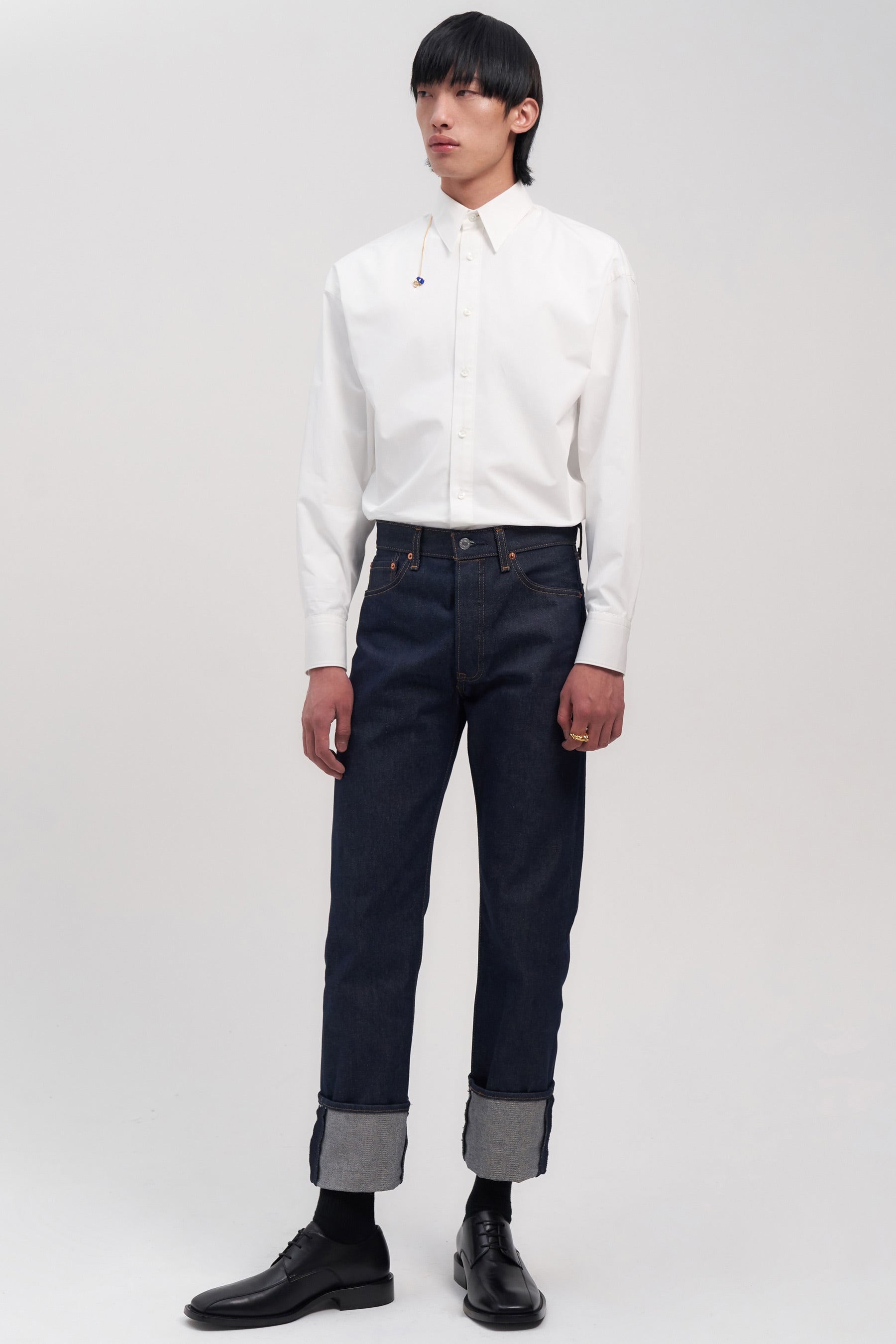 White Trapezium Shirt
