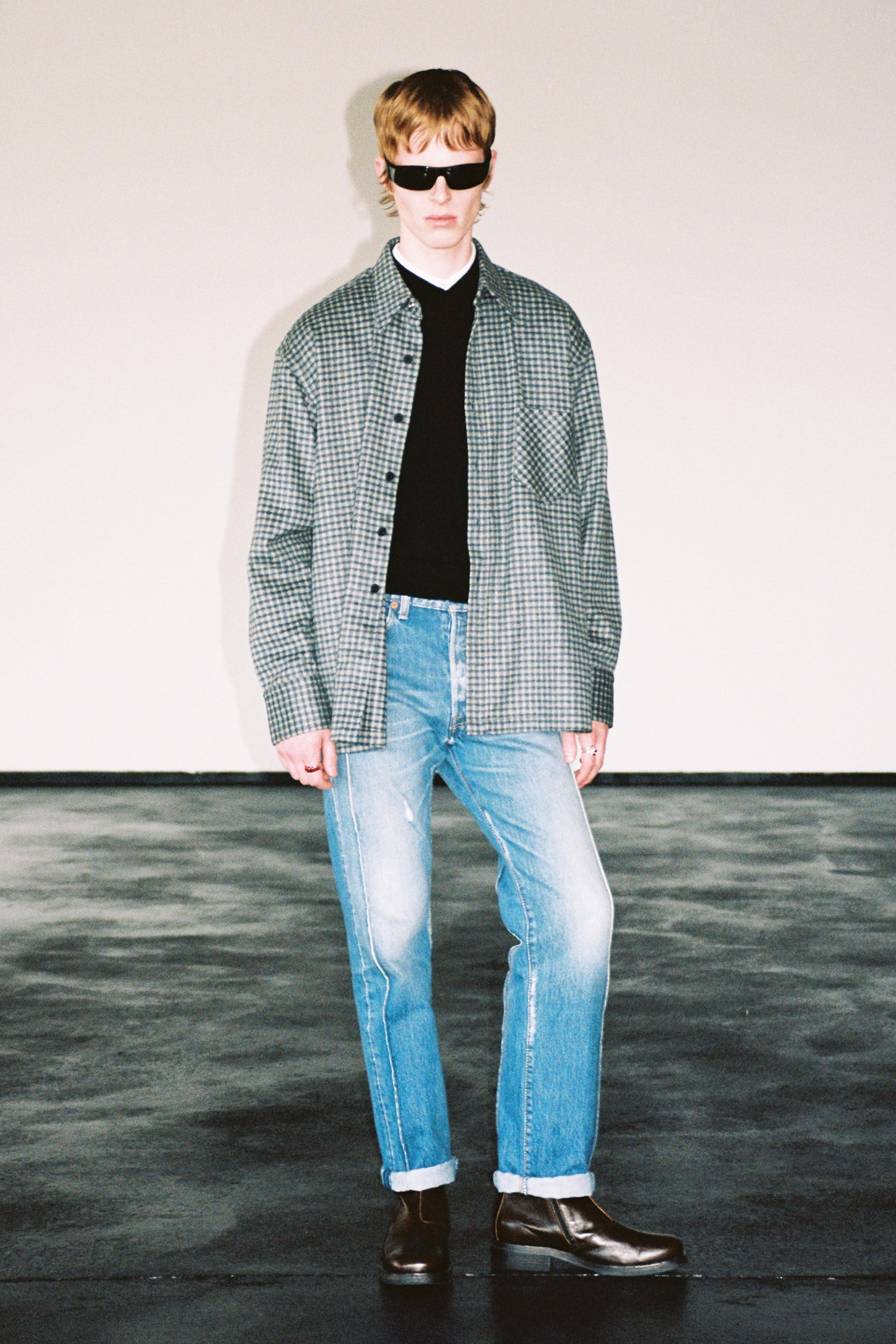 White Trapezium Shirt