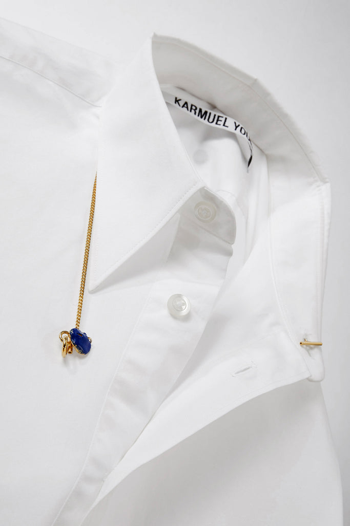 White Trapezium Shirt