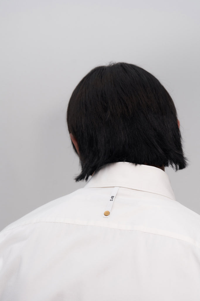 White Trapezium Shirt