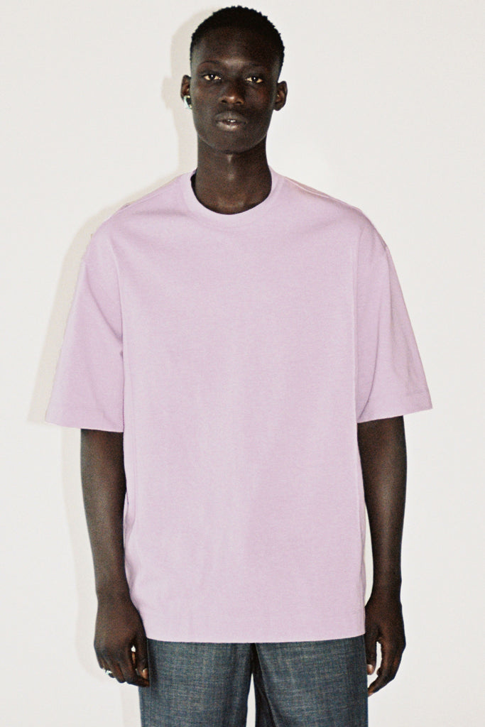 Purple Cotton Cuboid T-Shirt